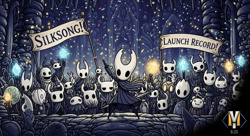 Silksong explode em recordes de Steam e vendas no lançamento